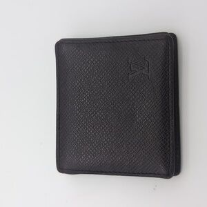 Louis Vuitton Authentic TAIGA Leather Ardoise Coin Purse Wallet